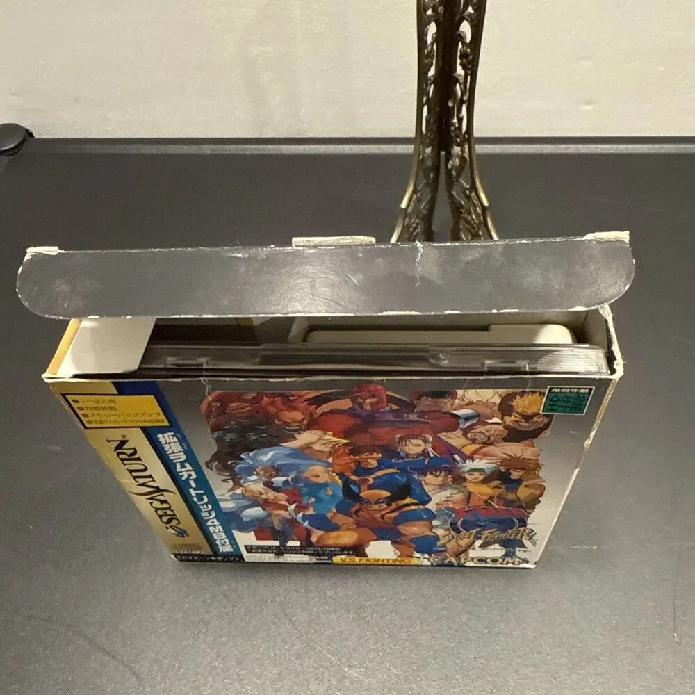 X-MEN VS STREET FIGHTER 8MB RAM CART PACK Japan Sega Saturn Boxed Import